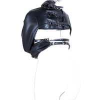 Gilet de force Bondage en cuir avec contraintes de poignet, harnais de corps de costume de veste droite