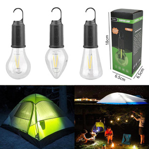 Lampe de camping LED avec crochet, lampe de tente LED, rechargeable par USB Type-C, étanche, 3 modes, éclairage extérieur, lumières d'ambiance pour barbecue - Product Image 5