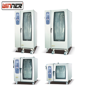 <span class=keywords><strong>Four</strong></span> à convection combiné vapeur commercial à 4 plateaux, chauffage rapide, acier inoxydable, <span class=keywords><strong>6</strong></span> kW, système de nettoyage automatique intégré - Product Image 5