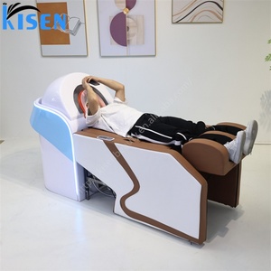 KISEN Offre Spéciale Lit de Massage Électrique pour Shampooing, Lit de Spa Capillaire, Chaise de Lavage de Cheveux avec Système de Circulation d'Eau Chaude - Product Image 3