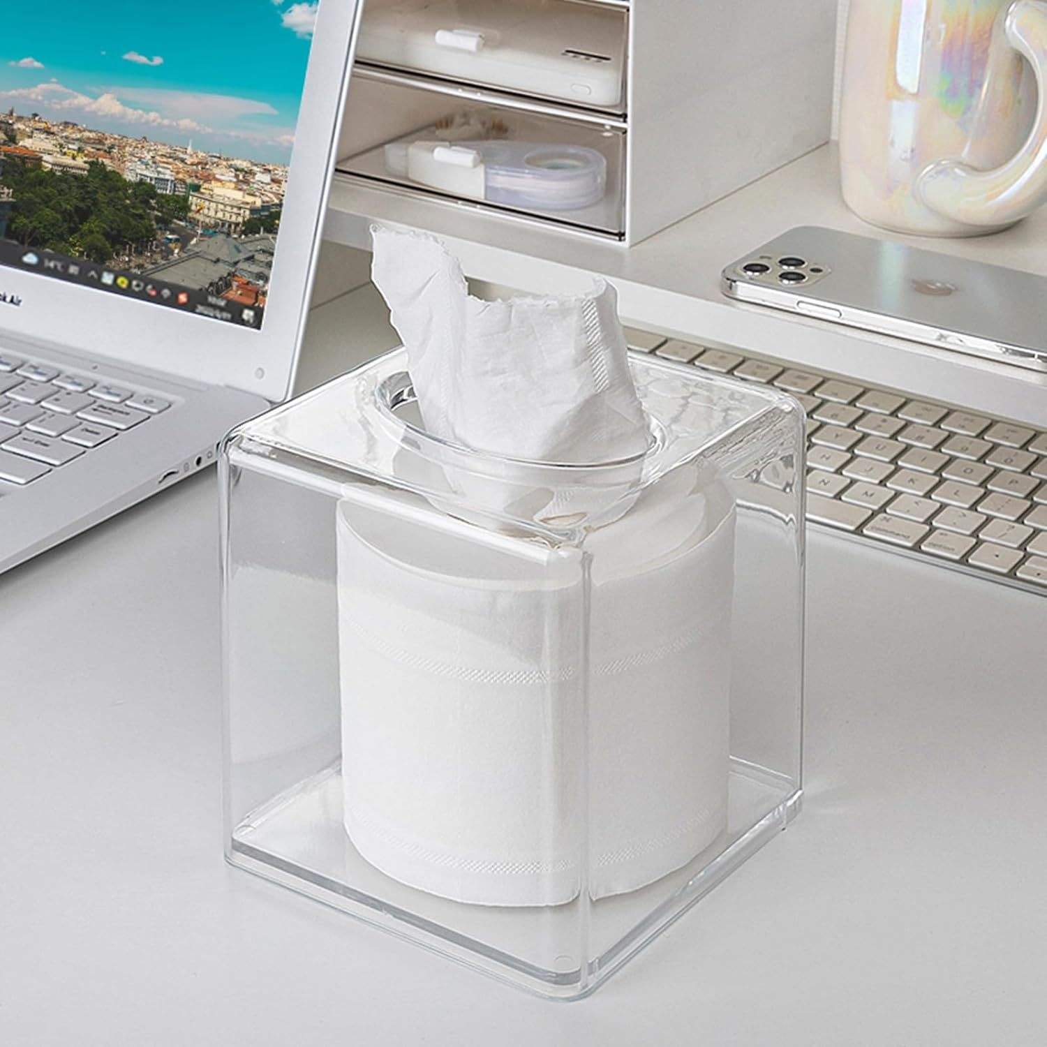 Transparent 14X14X14CM