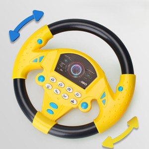 Juguetes Educativos para la Primera Infancia, Simulación Musical de Conducción <span class=keywords><strong>con</strong></span> Ventosa, Volante Eléctrico para Niños - Product Image 3