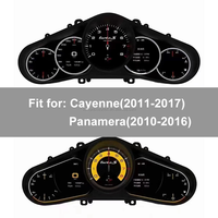 Speedometer instrumen Cluster Digital mobil untuk Porsche Cayenne 2010-2016 PCM3.0 PCM3.1 dasbor LCD