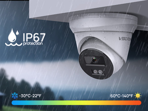 VK353F-LIUF/SLスマートハイブリッドライト5MP 24/7フルカラーライトサウンドアラームタレット<span class=keywords><strong>IP</strong></span>カメラプラグアンドプレイ双方向トーク - Product Image 4