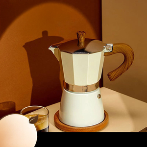 Bình pha cà phê <span class=keywords><strong>Espresso</strong></span> Moka bằng nhôm, kiểu dáng cổ điển, tiện dụng, dùng trên bếp, 3 tách 150ml - Product Image 2