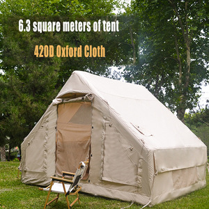 Carpa Inflable de Doble Capa Yi Wu 4 Estaciones, Impermeable 3000mm+, Resistente al Viento, de Tela Oxford, Fácil de Instalar, Una Habitación, para Campamento al Aire Libre - Product Image 2