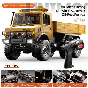 Camion d'escalade télécommandé Mercede Unimog 1/18G 6X6 voiture tout-terrain tout-terrain 2.4 - Product Image 4