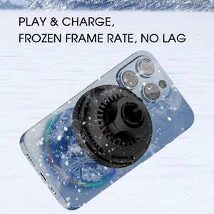 Chargeur de voiture sans fil magnétique Qi2 15W, charge rapide, support de téléphone stable, lumière RVB, radiateur de refroidissement semi-conducteur PC - Product Image 4