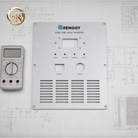 Plaque de châssis électronique en aluminium brossé haute précision sur mesure pour rack de serveur