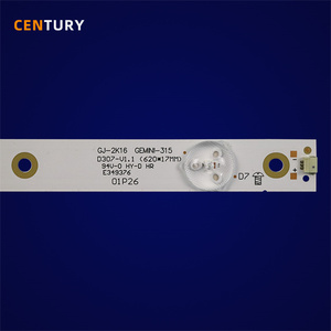 3pcs 7LED DC12V/24V 32inch Aluminium GJ-2K16 GEMINI-315 D307-V1.1 barre de rétroéclairage Led pour 32PFT5501 32PHS4131 32PHT4201 - Product Image 5