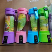 Draagbare elektrische sapcentrifuge blender oplaadbaar mini 6 messen smoothie fruitprofessor draadloos thuis op voorraad