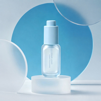 Flacon compte-gouttes givré en PET 2026, 30 ml, 50 ml, avec bouchon à bouton-poussoir, pour sérum, huile essentielle, emballage cosmétique, logo personnalisé, OEM, ODM