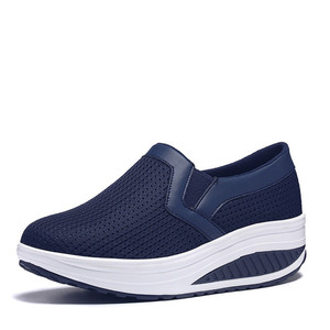 Baskets en maille respirantes pour femmes, chaussures de Sport décontractées, à semelle épaisse, pour gagner en hauteur, à la mode, nouvelle collection - Product Image 4