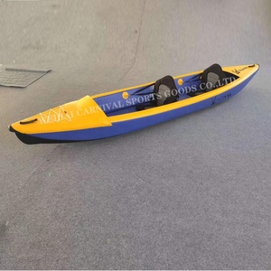 Kayak gonflable de pêche OEM pliable pour 2 personnes, en Drop Stitch, canoë/kayak gonflable pour 2 personnes, modèle OEM très demandé - Product Image 4