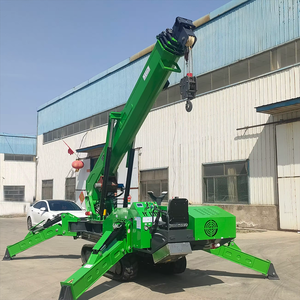 Tonlita Mobile Micro Crawler Crane 5 tonnes Boom Télescopique Petit Moteur Diesel Hydraulique Mini Spider Crane Prix - Product Image 2