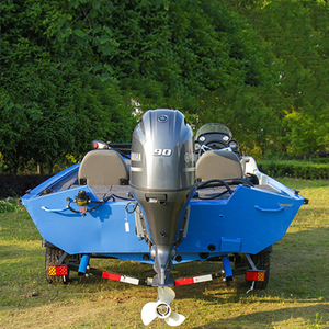 2023 piccola barca da pesca in alluminio saldato di vendita calda con Console laterale in vendita - Product Image 5