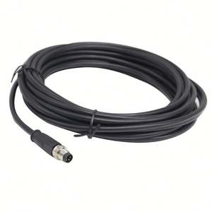 Cable conector M8 4 pines a código Sensor Pvc moldeado sin blindaje Circular recto macho enchufe Ip67 conector impermeable - Product Image 3