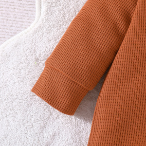 Bodys de Moda para Bebés al por Mayor, 100% Algodón, para Niños, Temporada de Otoño, Ropa de Bebé con Diseño Combinado - Product Image 4