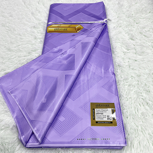 Vente en Gros Robes Musulmanes de Dubaï en Coton, Abaya en Brocart Guinéen, Tissu Shadda Bleu Ciel, Allemagne Personnalisée, Promotion - Product Image 3