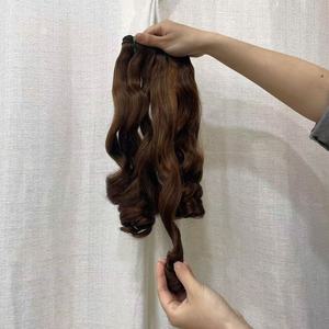 Paquetes de Cabello Humano Ruso 100% Natural Sin Procesar, Rizado Tipo Huevo, 100g, Doble Trama, Cutícula Alineada, Venta al por Mayor para Proveedores - Product Image 2