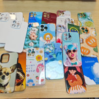 Film d'impression par transfert thermique par sublimation 3D avec motif personnalisé pour coque de téléphone portable PC pour iPhone 15 14 Pro Max 13 12 11