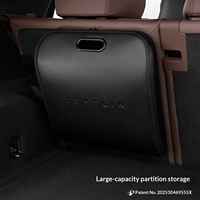 Sac de rangement pour coffre et siège arrière de SUV, boîte de rangement suspendue en cuir PVC avec poche filet, 1 à 3 compartiments