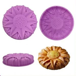 Moule en silicone rond antiadhésif et résistant à la chaleur pour gâteaux floraux, grand format, pour la cuisson en gros sur mesure - Product Image 5