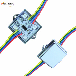 Dc12v ws2811 ws2801 ws2811 vuông thông minh đa màu kỹ thuật số lập trình 35mm 36mm 4LED <span class=keywords><strong>SMD5050</strong></span> RGB pixel LED chuỗi mô-đun - Product Image 2