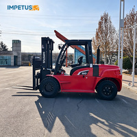 Chariot élévateur diesel IMPETUS personnalisable de 7, 8 et 10 tonnes, chariot élévateur diesel de 7 tonnes avec moteur importé