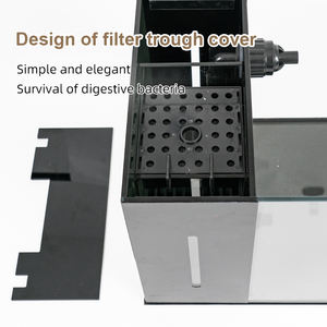 <span class=keywords><strong>Aquarium</strong></span> Écologique de Bureau Relaxlines en Forme de Ruisseau, Table Basse Rectangulaire Paysagée en Verre pour la Maison - Product Image 4