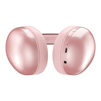 Casque sans fil Bluetooth à coussinets souples, léger et confortable, audio stéréo, design portable pour les voyages