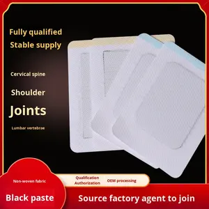 석고 제조업체 베어 패치 목 어깨 허리 다리 석고 패치 완전 인증 두꺼운 검정 석고 패치 구형 - Product Image 4