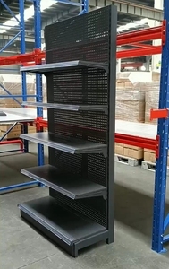 Ánh Sáng Nhiệm Vụ Nặng Nề Sắt Siêu Thị Kệ Hàng Tạp Hóa Cho Cửa Hàng Bán Lẻ Gondola Kệ Hiển Thị Giá Cho Các Cửa Hàng Siêu Thị - Product Image 6