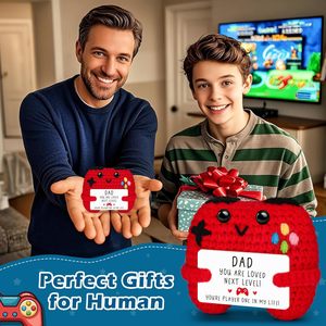 Controller di gioco all'uncinetto, regalo per papà, giocattolo in cotone per la festa del papà, compleanno, miglior papà di sempre, regalo da figlio/figlia - Product Image 6