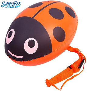 Giá bán buôn 20L 0.3 mét PVC cho bé bơi saftey Inflatable phim hoạt hình bọ rùa bơi phao - Product Image 1