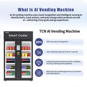Máquina Expendedora Inteligente TCN AI para Alimentos Frescos, Bebidas y Snacks, Refrigerador con Tecnología <span class=keywords><strong>de</strong></span> Pago con Tarjeta para el Mercado Americano, 1074L - Product Image 6