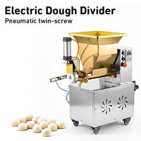 Séparateur de pâte pneumatique mobile léger à double spirale, faible consommation d'énergie, idéal pour les mini-boulangeries à emporter