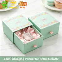 Caja de Regalo Deslizante de Lujo para Muestras de Perfume, Personalizada, con Inserto de Cartón Rígido, Logotipo, Ecológica, de Alta Gama, OEM