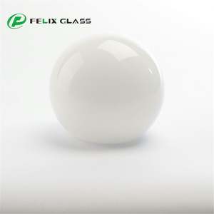 Abat-jour en verre opale blanc sur mesure pour luminaire suspendu - Product Image 2