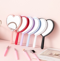 Neuer Koreanischer Mini-Herzförmiger Handspiegel Umweltfreundlicher Schminkspiegel Schönheitsgeschenk für Muttertag & Abschlussfeier