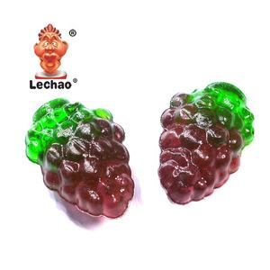 Lechao aperatifler toptan lal tatlılar meyve şekeri ananas üzüm çilek şeker 4D Gummi 3D sakızlı şeker toplu - Product Image 2