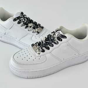 Fashion Colorful Shoelaces Creative Unisex Flat Canvas Sneakers AF1 Flat Shoes <b>Laces</b> Shoes Strings <b>Lace</b> 120 140 160 - Product Image 3