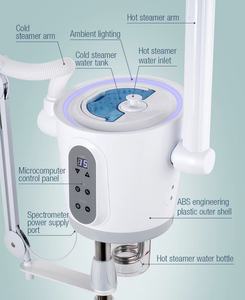 Vaporizador Facial con Función de Pulverización Fría y Caliente, Fototerapia y Nanotecnología para una Limpieza Profunda y Refrescante del Cuidado de la Piel - Product Image 3