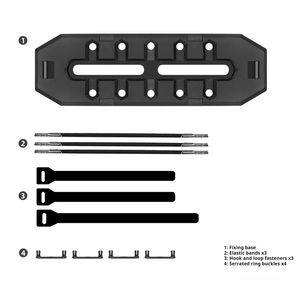 Soporte para Gel Energético ENLEE para Bicicleta, Caja de Almacenamiento para Tubo Superior, Correa Elástica para Barra Energética, para Bicicleta de Carretera y MTB - Product Image 6