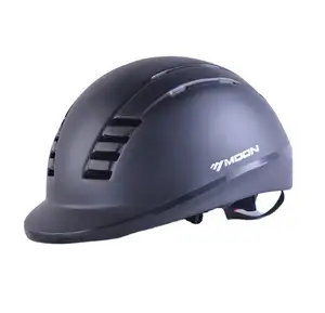 MOON New 2022 шлем для верховой езды, черный полузакрытый защитный шлем для верховой езды