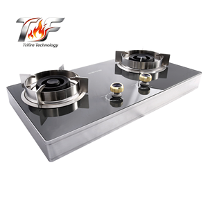 Estufa de <span class=keywords><strong>Gas</strong></span> Trifire, la Más Vendida en Oriente Medio, Estilo Moderno, Dos Quemadores, 4.8KW, Encendido Manual, Ahorro de Energía, Vidrio Templado - Product Image 1