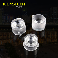 Lentille 10 mm 15 20 30 45 60 30*45 20*60 degrés Multi-angle 2835 3030 3535 Puces LED Lentille simple pièce