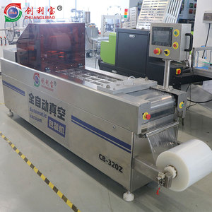 Machine d'emballage <span class=keywords><strong>sous</strong></span> <span class=keywords><strong>vide</strong></span> par thermoformage automatique à prix continu <span class=keywords><strong>pour</strong></span> viande de saucisse de datte - Product Image 1