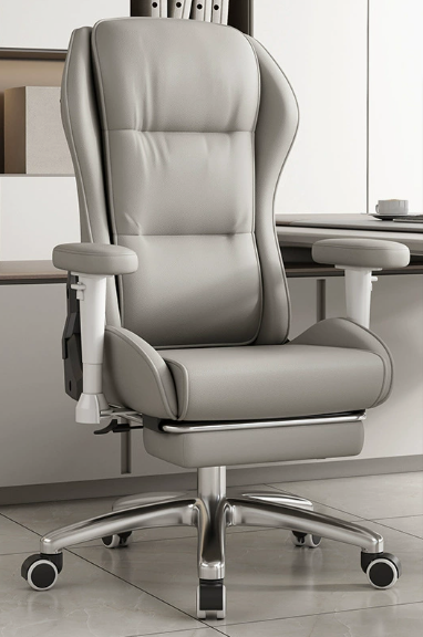 Gray-footrest-cat scratch thickened backrest level 4 air rod