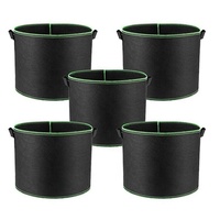 Sacs de culture pour plantes, OEM, 1- 400 Gallon, jardinage végétal, aération robuste, Non-tissé, Pot de plantation
